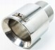 WLM Customs WLM-CH101PG Кінець вихлопу WLM 101мм полірований прямий жирний