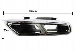 MM TY-S65-W222 ГЛУШИТЕЛЬ MERCEDES W222 W212 LOOK AMG