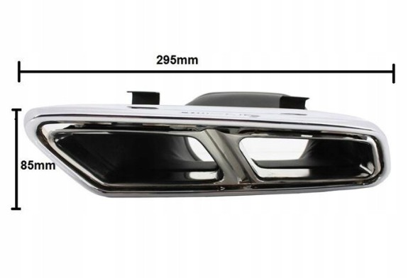 MM TY-S65-W222 ГЛУШИТЕЛЬ MERCEDES W222 W212 LOOK AMG