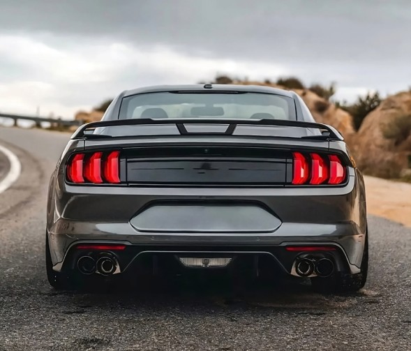 Китай AC-S0078 Лоток спойлер Ford Mustang 2015-2021 GT500 Style чорний глянець