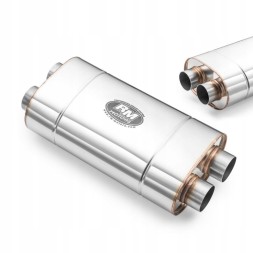 RM Motors E006/63/350 Глушник овальний rm motors e006 2x63мм довжина 35см dual
