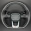 Audi OE 4M0419091T RS Кермо шкіряне для Audi SQ8 Q8 4M8, Q7 SQ7 4M0, сіра нитка, пелюстки RS
