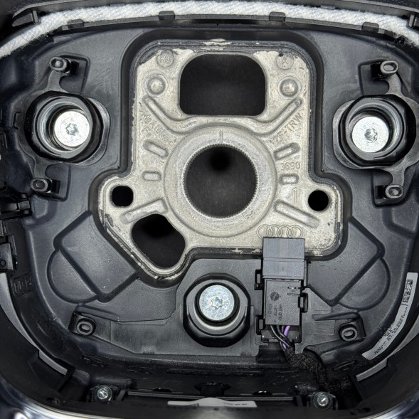 Audi OE 4M0419091T RS Кермо шкіряне для Audi SQ8 Q8 4M8, Q7 SQ7 4M0, сіра нитка, пелюстки RS