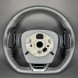 Audi OE 4M0419091T RS Кермо шкіряне для Audi SQ8 Q8 4M8, Q7 SQ7 4M0, сіра нитка, пелюстки RS