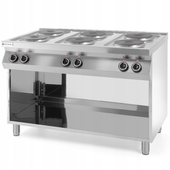 Китай WEW-SC-HP-1006017 Електрична плита Hendi 6 конфорок 2.6кВт Сталева 120см для закладів харчування