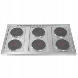 Китай WEW-SC-HP-1006017 Електрична плита Hendi 6 конфорок 2.6кВт Сталева 120см для закладів харчування