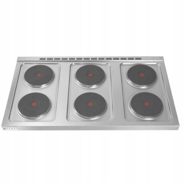 Китай WEW-SC-HP-1006017 Електрична плита Hendi 6 конфорок 2.6кВт Сталева 120см для закладів харчування