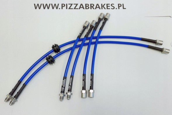 Pizza Brakes PizzabrakesE36 Плетені гальмівні магістралі BMW 3 (E36) з дисками