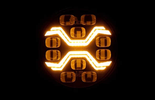 Kamar L3440 Лампа x spider toxic halogen фара дорожня далекобійна світлодіодна strobo+poz.