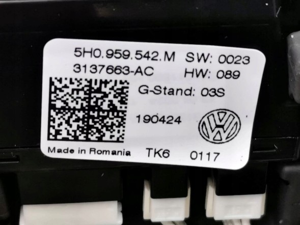 Volkswagen OE 5H0419089GC, DWP523600OE МУЛЬТИФУНКЦІОНАЛЬНЕ КЕРМО VW GOLF VIII R-LINE 5H0419089GC YPG НОВЕ ОРИГІНАЛ