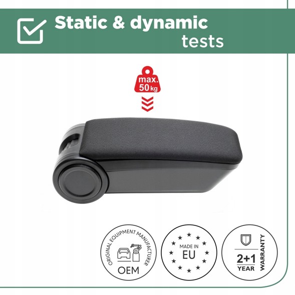 Rati V01812A Підлокітник Ford Custom Tourneo/Transit 2012-2023, Ford Transit 2013- ,T