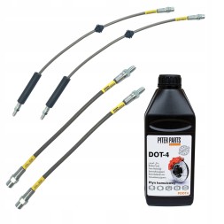 PiterParts 1108815000 Mercedes W140 шланги в сталевому обплетенні, для моделей 1992-1999 років, згідно з OEM PL