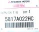 Mitsubishi OE 5817A022HC Накладка кришки багажника OUTLANDER NEW OE