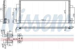 Nissens 941086 Очищувач радіатора кондиціонера 941086 nissens