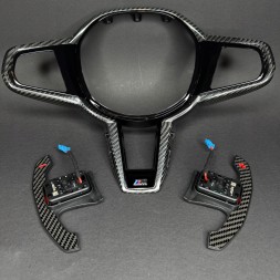 BMW OE 61319501592 32307908505 Оригінальна рамка керма BMW M3 M4 CS LCI G80 G82 Performance + карбонові пелюстки перемикання передач