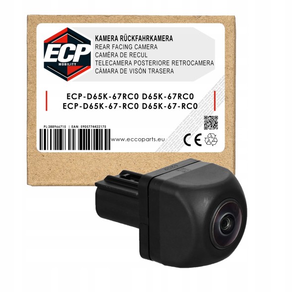 ECP MOBILITY D65K-67RC0 | D65K67RC0 | D65K 67RC0 | ECP-D65K-67RC0 Камера заднього виду для MAZDA 2 III DJ DL LIFT CX-3 DK
