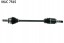 SKF VKJC 7515 Привідний вал subaru legacy 03- le / pr 777mm 27z / 25z