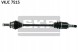 SKF VKJC 7515 Привідний вал subaru legacy 03- le / pr 777mm 27z / 25z
