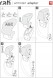 Rati C05403A Підлокітник Стандарт тканина, Renault Fluence, 2010-2020; Megane 2008-2016