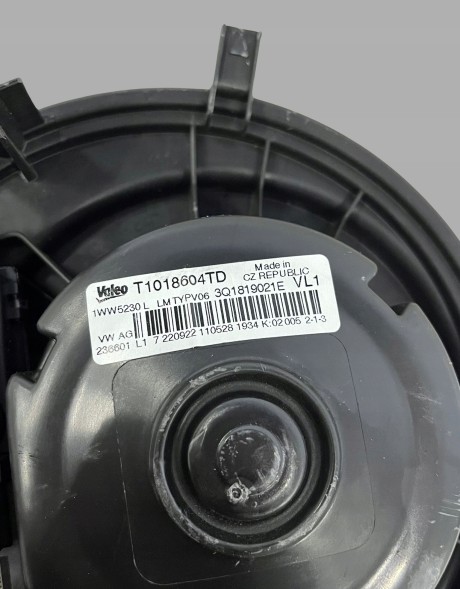 Volkswagen OE 3Q1819021E 5WA907521 glp Вентилятор салону VW 3Q1819021E