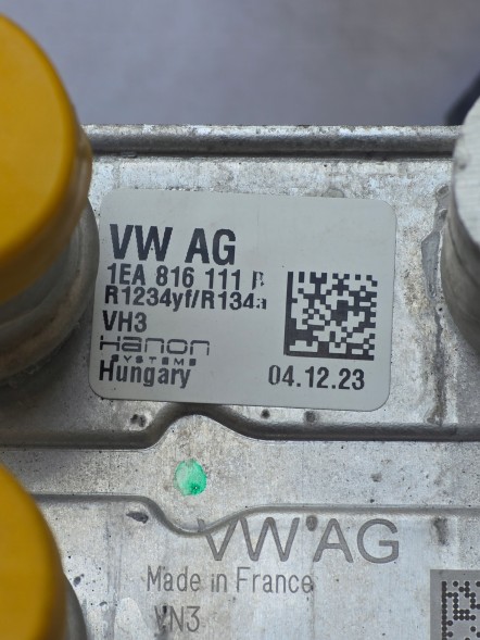 Volkswagen OE 1EA816111B 1N3816739 EA360S1B3A-05 1N3816732 1N3816087 1EA816111B EA360S1B3A-05 ТЕПЛООБМІННИК РОЗШИРЮВАЛЬНИЙ КЛАПАН ID BUZZ