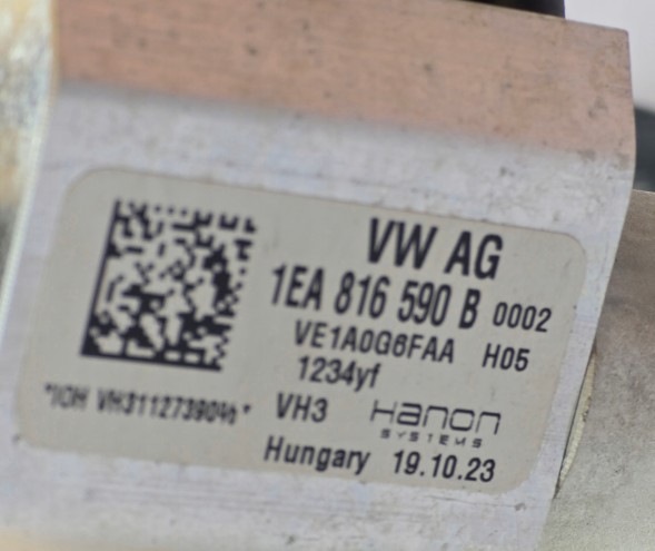 Volkswagen OE 1EA816111B 1N3816739 EA360S1B3A-05 1N3816732 1N3816087 1EA816111B EA360S1B3A-05 ТЕПЛООБМІННИК РОЗШИРЮВАЛЬНИЙ КЛАПАН ID BUZZ