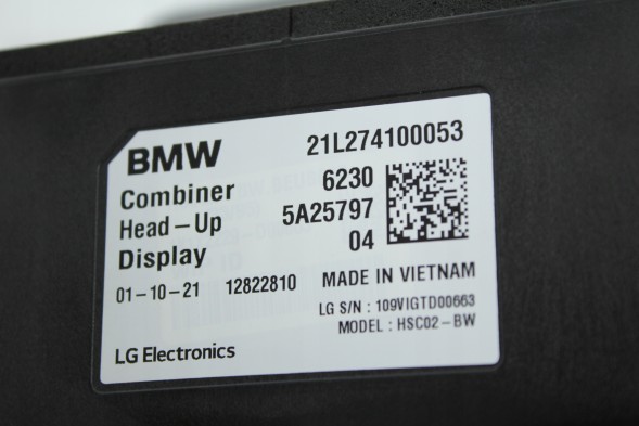 BMW OE 5A25797 -04 HUD HEAD UP ДИСПЛЕЙ BMW U06 ACTIVE TOURER