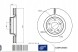 Blue Print ADBP430065 Blue print adbp430065 гальмівний диск (1шт)