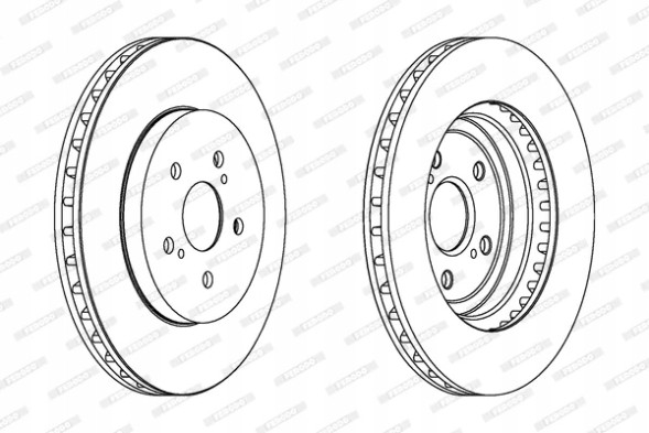 Ferodo DDF1544C Гальмівний диск ddf1544с