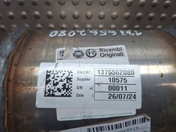 Fiat OE S26340534 КАТАЛІЗАТОР 1376562080 FIAT DUCATO III 3,0JTD CNG