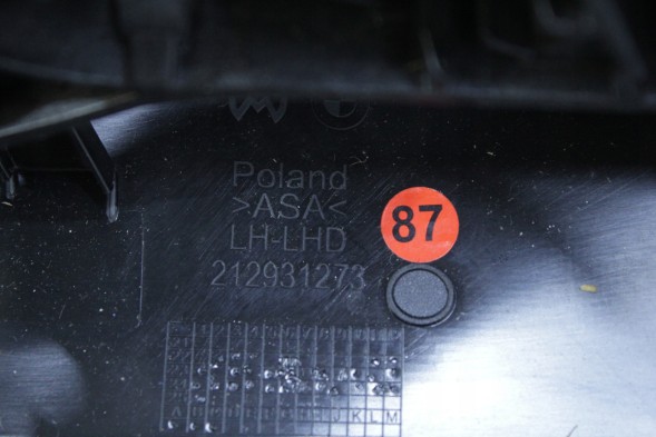 BMW OE 5A67615 51165A67615 #87 ДЗЕРКАЛО ЛІВЕ КАРКАС ОСНОВА BMW U11 X1 ЄВРОПА