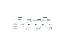 1987475297 BOSCH Монтажний к кт гальмівних колодок