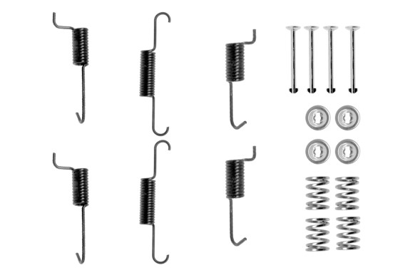 1987475297 BOSCH Монтажний к кт гальмівних колодок