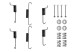 1987475297 BOSCH Монтажний к кт гальмівних колодок