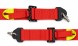 FMIC FP-HARNESS-31-009 Спортивні ремені безпеки з 6 точками кріплення, схвалені FIA, 2", червоні Fmic Pro