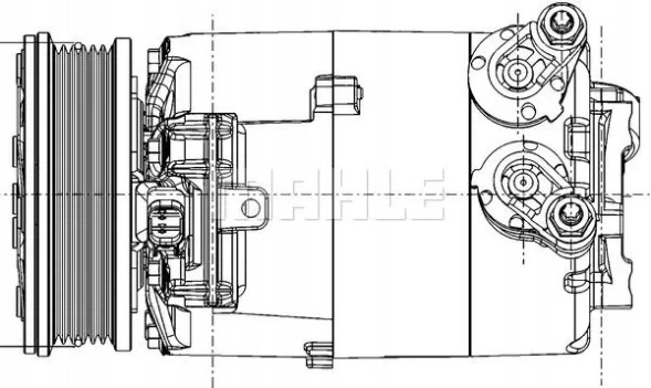 Mahle ACP 1357 000P Компресор кондиціонера acp 1357 000р