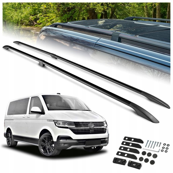 CHROMEMASTER OM-RR-D0037LB-007 Багажник на дах (рейлінги) для VW CARAVELLE T6.1 2019-2023 LONG | ДОВГИЙ