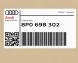 Audi OE 8P0698302 ( INTRAD ) 1 комплект гальмівних дисків з колодками для Audi A3