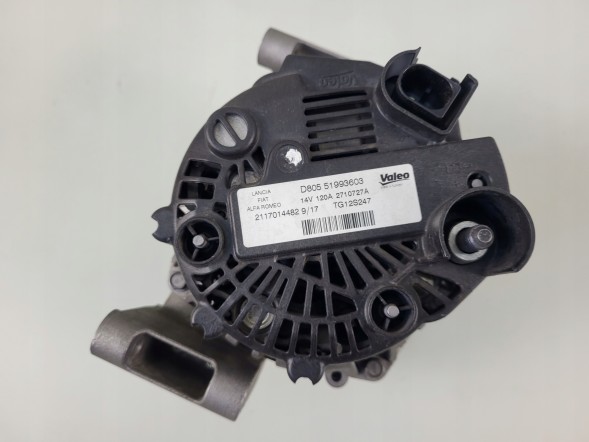 Valeo ГЕНЕРАТОР 120А - FIAT 500 PANDA PUNTO DOBLO II QUBO 1.3 JTD MTJ 51993603
