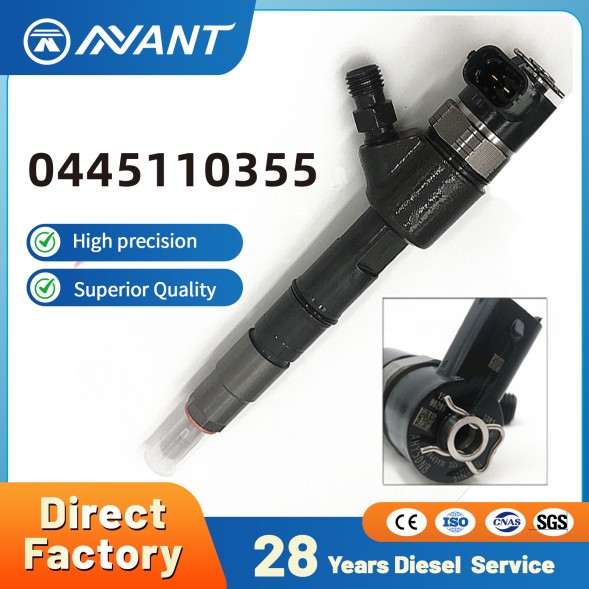 NANT Diesel Fuel Injector Engine Assembly Injection Valves with Strict Pre-Shipment Testing 0445110355