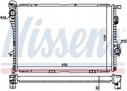 Nissens 60603A Радіатор охолодження - nissens 60603a