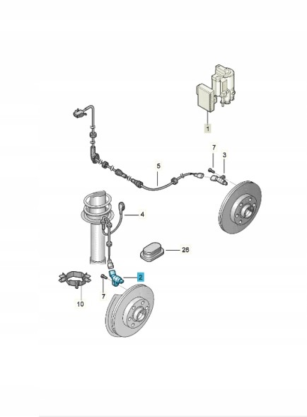 Volkswagen OE WHT003861B ДАТЧИК ОБЕРТІВ SKODA