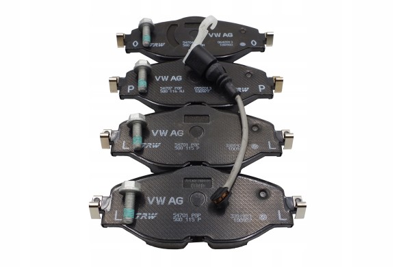 Volkswagen OE 5Q0698151AF Гальмівні колодки передні vw skoda seat cupra audi 5q0698151af новий оригінал
