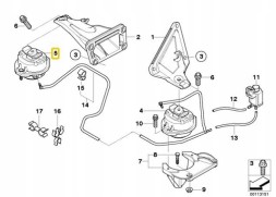BMW OE 22116770796 BMW E65 730d M57N Оригінальна опора двигуна P