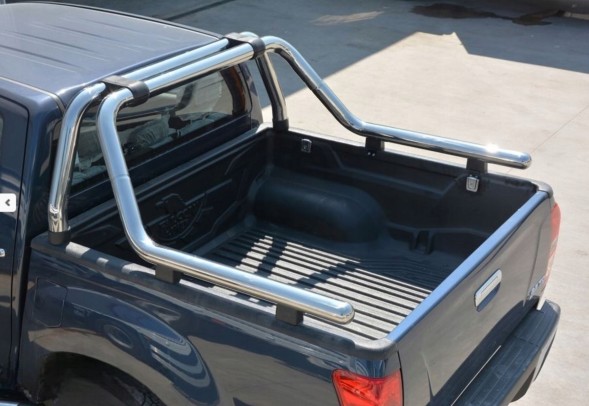 Китай 97RBK076M_FR Ford Ranger труби оборювання пакета Кобра Ø76 хром rollbar