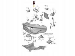 ВОЛЛЕР H.169/207/33. Світлодіодна плата світлодіодні фари drl денна їзда правий для audi a1 s1 11-14 8x0907472a