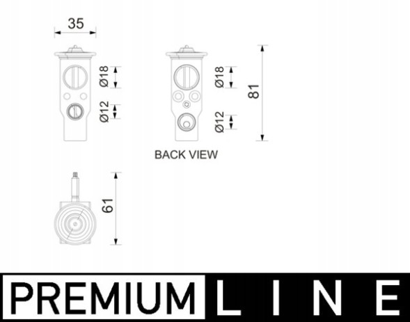 V-maxzone Part VIC-275645 Розширювальний клапан кондиціонера AVE 211 для AUDI Q7, Q8; BENTLEY BENTAYGA;