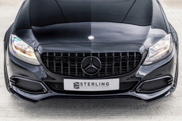 Китай 16121 Муляж передньої решітки Mercedes W205 C63 Prefacelift GT Style Black Gloss
