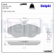 LP913 DELPHI Комплект гальмівних колодок з 4 шт дисків