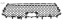 Китай addparts68590203AB РЕШІТКА БАМПЕРА ЦЕНТРАЛЬНА ПЕРЕДНЯ З ОТВОРАМИ JEEP GRAND CHEROKEE WL 2022-